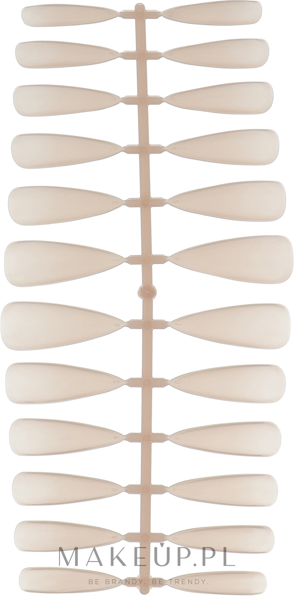 Formy do przedłużania paznokci, szpilki długie różowe - Tufi Profi Premium  — Zdjęcie 240 szt.