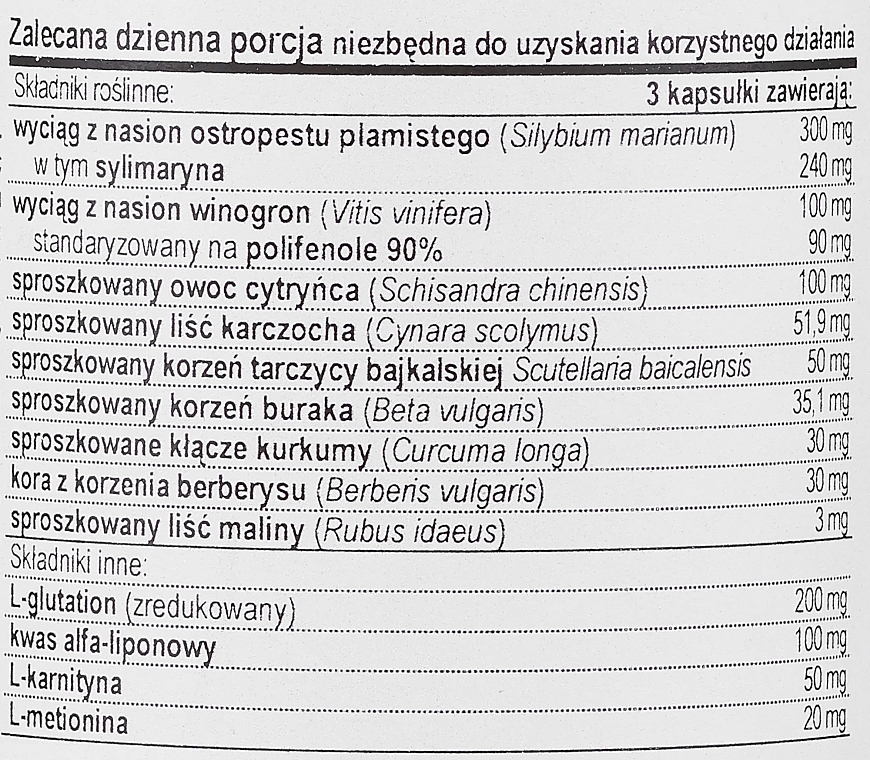 Suplement diety wspierający wątrobe - Now Foods Liver Refresh — Zdjęcie N3