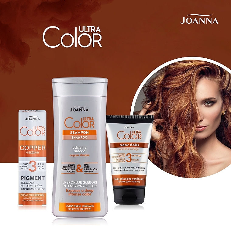 Szampon do włosów rudych i miedzianych - Joanna Ultra Color — Zdjęcie N6