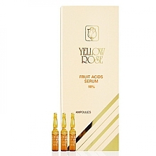 Kup Serum do twarzy z kwasami owocowymi - Yellow Rose Fruit Acids Serum Ampoules 10%