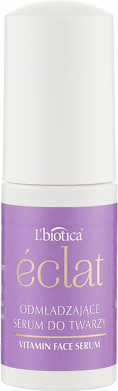 Odmładzające serum do twarzy Witamina C i retinol - L'biotica Eclat Glow — Zdjęcie N1