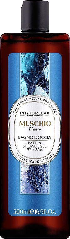 Żel pod prysznic i do kąpieli White Musk - Phytorelax Laboratories Floral Ritual Bath & Shower Gel