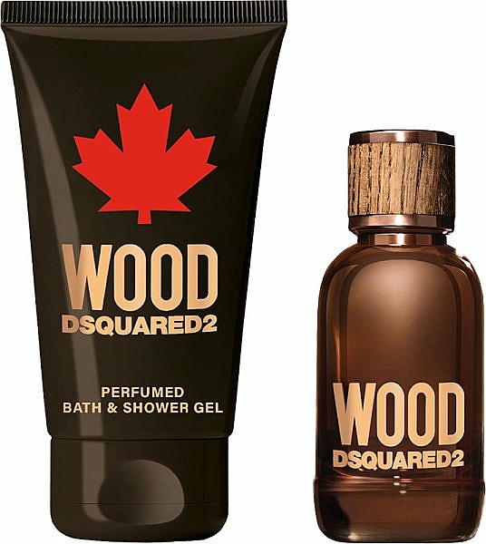 Dsquared2 Wood Pour Homme - Zestaw (edt 30 ml + sh/gel 50 ml) — Zdjęcie N2