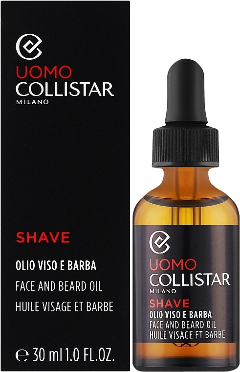 Olejek do twarzy i brody - Collistar Oil Face And Beard — Zdjęcie N2