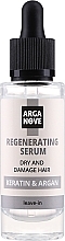 Regenerujące serum do pielęgnacji włosów suchych i zniszczonych - Arganove Regenerating Serum Dry And Damage Hair Leave-in — Zdjęcie N1