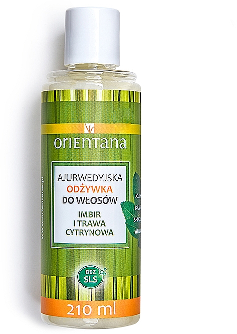Ajurwedyjska odżywka do włosów Imbir i trawa cytrynowa - Orientana — Zdjęcie N1