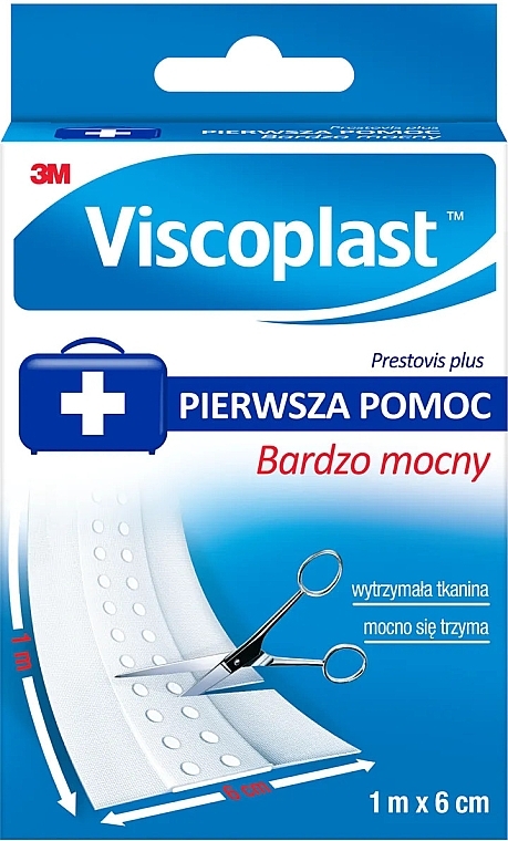 Plastry medyczne, 1 m x 6 cm - Viscoplast Prestovis Plus — Zdjęcie N1