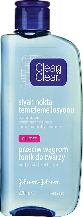 Oczyszczający tonik przeciw wągrom - Clean & Clear
