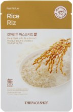 Kup Maska w płacie do twarzy z ekstraktem z ryżu - The Face Shop Real Nature Mask Sheet Rice