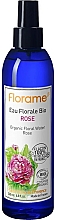 Woda z kwiatu róży do twarzy - Florame Organic Floral Water Rose — Zdjęcie N1
