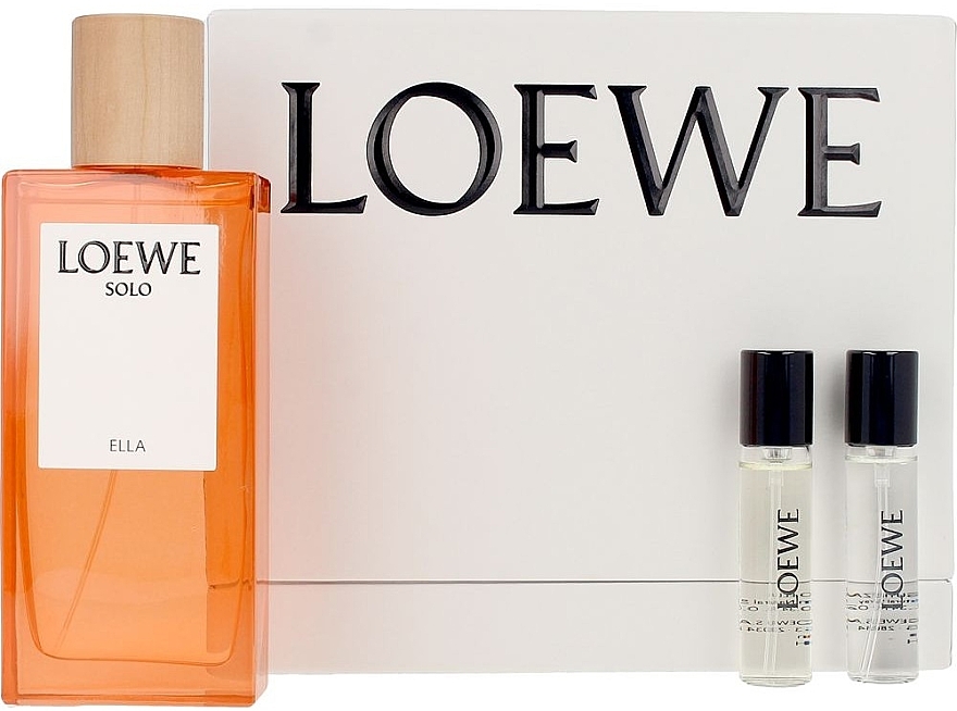Loewe Solo Loewe Ella + Aire Sutileza - Zestaw (edp/100ml + edp/10ml + edt/10ml) — Zdjęcie N1