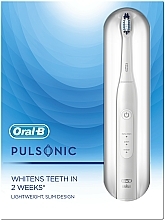 Elektryczna szczoteczka do zębów, biała - Oral-B Pulsonic SlimOne 2200 WH — Zdjęcie N2