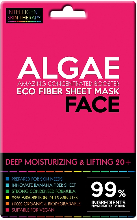 Nawadniająco-ujędrniająca maska w płachcie z algami morskimi - Beauty Face Intelligent Skin Therapy Mask — Zdjęcie N1