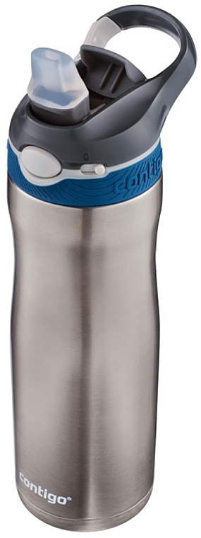 Termiczna butelka na wodę, 590 ml - Contigo 49 Water Bottle Ashland Chill Silver — Zdjęcie N1