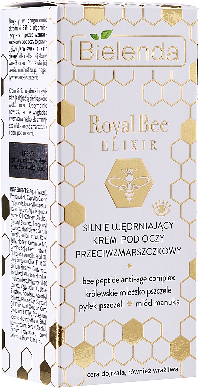 Silnie ujędrniający krem pod oczy - Bielenda Royal Bee Elixir