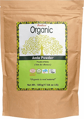 Organiczny puder do włosów - Radico Organic Amla Powder — Zdjęcie N3