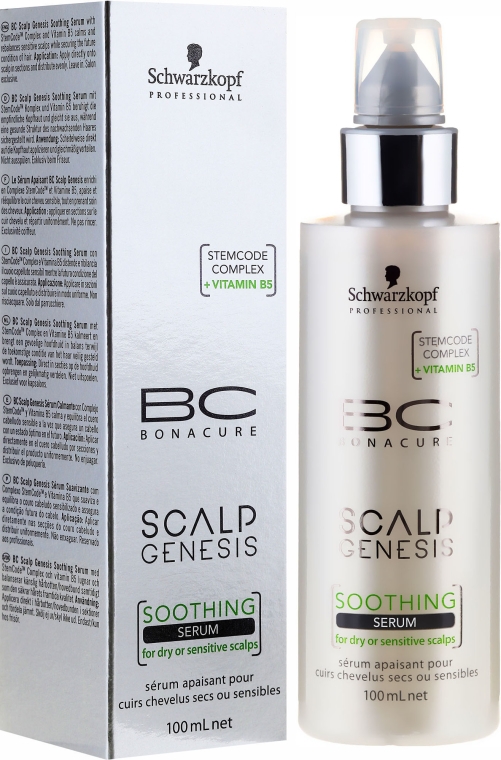 Kojące serum do wrażliwej i suchej skóry głowy - Schwarzkopf Professional BC Bonacure Scalp Genesis Soothing Serum — Zdjęcie N1