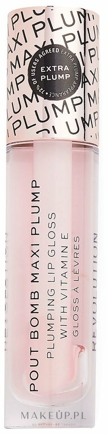 Błyszczyk powiększający usta - Makeup Revolution Pout Bomb Maxi Plump Lip Gloss — Zdjęcie Divine