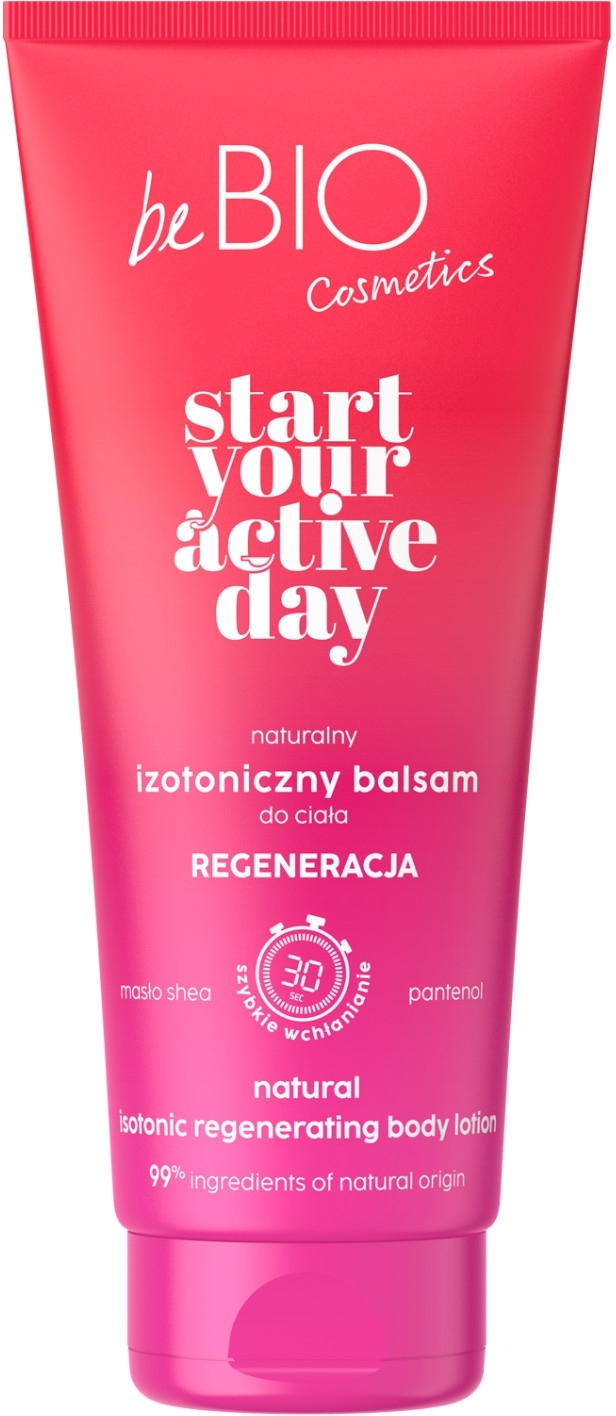 Naturalny izotoniczny balsam do ciała - BeBio Start Your Active Day Body Lotion — Zdjęcie 200 ml