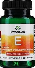 Suplement diety Witamina E - Swanson Vitamin E 400 IU — Zdjęcie N1