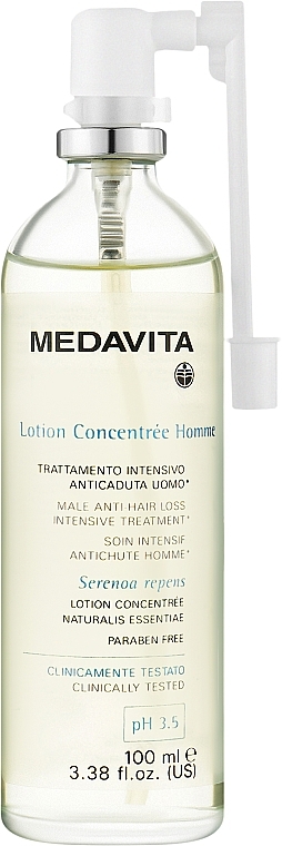 Spray przeciw wypadaniu włosów - Medavita Lotion Concentree Anti-Hair Loss Spray For Men — Zdjęcie N1