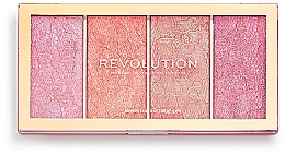 Paleta różów do policzków - Makeup Revolution Vintage Lace Blush Palette — Zdjęcie N3