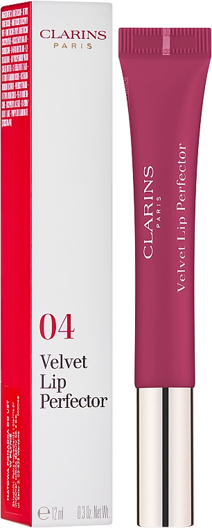 Matowy błyszczyk do ust - Clarins Velvet Lip Perfector — Zdjęcie N2