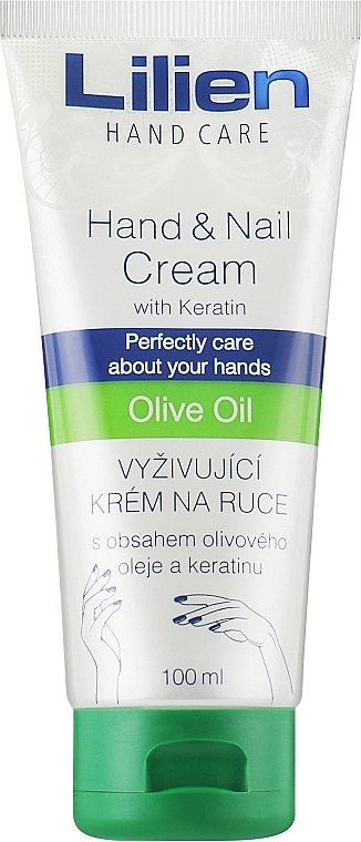 Krem do rąk i paznokci Oliwa z oliwek - Lilien Olive Oil Hand & Nail Cream