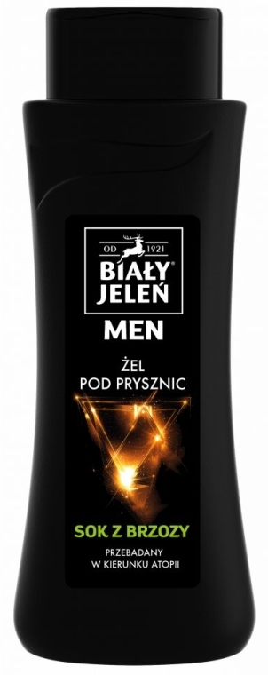 Hipoalergiczny żel pod prysznic Sok z brzozy dla mężczyzn - Biały Jeleń For Men — Zdjęcie N2