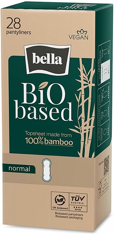 Wkładki higieniczne, 28 szt - Bella Bio Based Normal — Zdjęcie N1