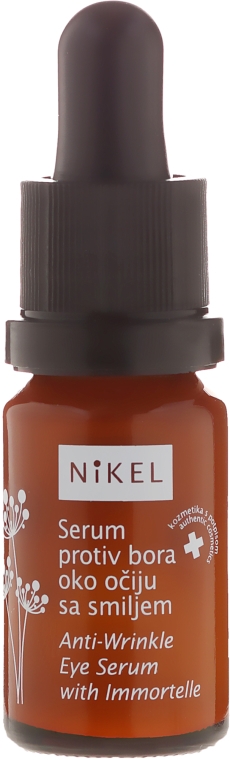 Przeciwzmarszczkowe serum pod oczy z wyciągiem z kwiatów kocanki - Nikel Anti-Wrinkle Eye Serum — Zdjęcie N2