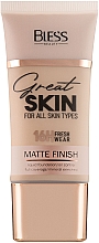 Kup Podkład matujący - Bless Beauty Matte Finish Great Skin