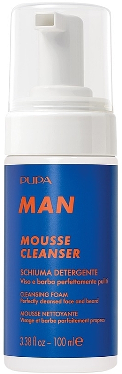Oczyszczający mus do twarzy - Pupa Man Mousse Cleanser — Zdjęcie N1