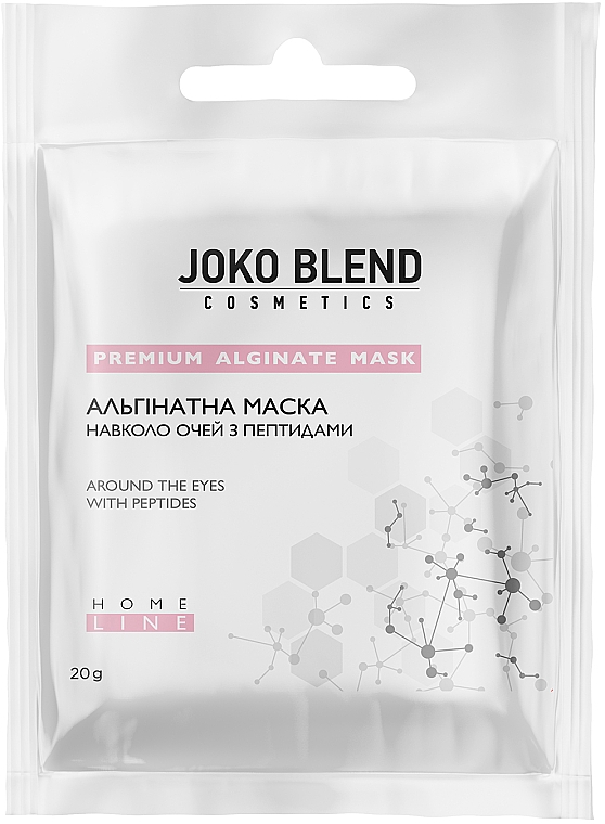 Maska alginianowa do skóry wokół oczu z peptydami - Joko Blend Premium Alginate Mask