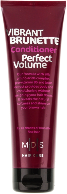 Odżywka zwiększająca objętość włosów farbowanych Dla brunetek - Mades Cosmetics Vibrant Brunette Perfect Volume Conditioner