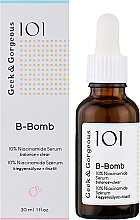 Normalizujące serum z 10% niacynamidem - Geek & Gorgeous B-Bomb 10% Niacinamide Serum — Zdjęcie N2