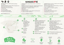 Pieluchy bambusowe, L (9-14 kg), 21 szt. - Bamboolove — Zdjęcie N2