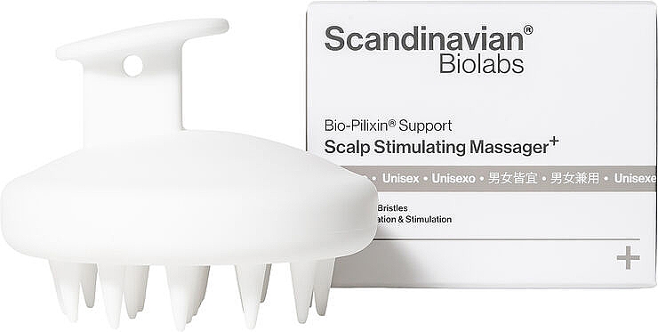Stymulujący masażer do skóry głowy - Scandinavian Biolabs Scalp Stimulating Massager — Zdjęcie N1