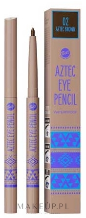 Wodoodporna kredka do oczu - Bell Aztec Waterproof Eye Pencil — Zdjęcie 02 - Aztec Brown