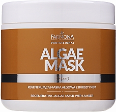 Kup Regenerująca maska algowa z bursztynem - Farmona Professional Algae Mask Regenerating Algae Mask With Amber