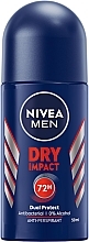 Antyperspirant w kulce Dry Impact Plus - NIVEA MEN Dry Impact — Zdjęcie N1