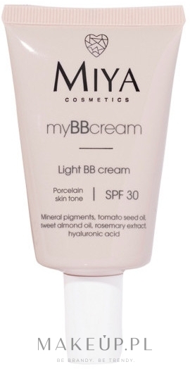 Krem BB do twarzy - Miya Cosmetics My BB Cream SPF30 — Zdjęcie Porcelain Skin Tone
