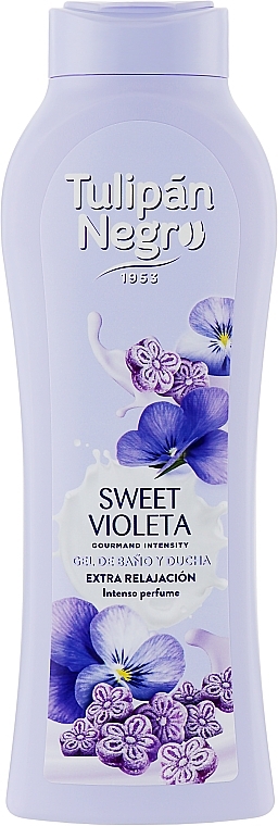 Żel pod prysznic Słodki Fiołek - Tulipan Negro Sweet Violet Shower Gel