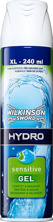 Żel do golenia dla mężczyzn - Wilkinson Sword Hydro Gel Sensitive — Zdjęcie N1