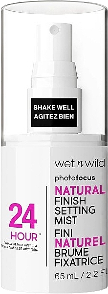 Spray utrwalający makijaż - Wet N Wild Photo Focus Natural Finish Setting Mist 24 Hours — Zdjęcie N1