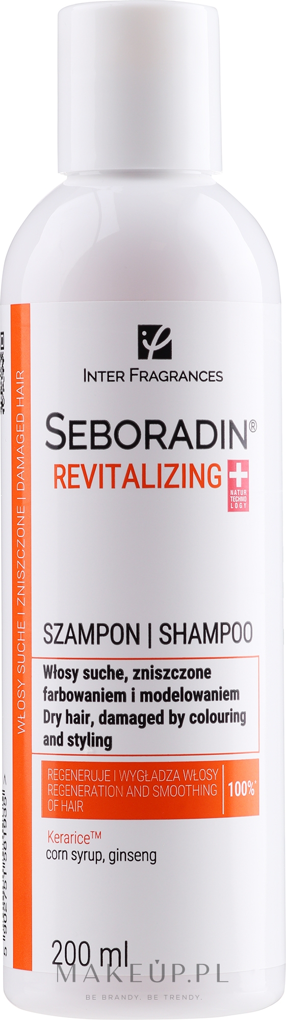 Regenerujący szampon do włosów suchych i zniszczonych - Seboradin Revitalizing Hair Shampoo — Zdjęcie 200 ml