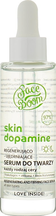 Regenerujące i ujędrniające serum do twarzy - FaceBoom Skin Dopamine Regenerating And Firming Face Serum — Zdjęcie N1