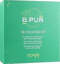 Zestaw - Echosline B. Pur The Purifying Kit (mud/150ml + sch/385ml + h/mask/250ml + glove/1pcs) — Zdjęcie N3