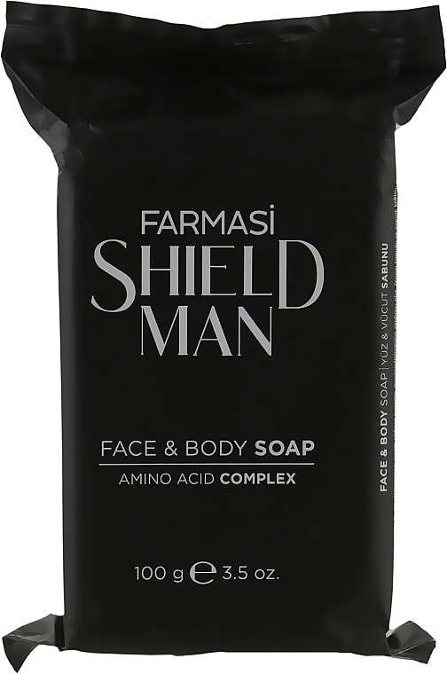 Naturalne mydło - Farmasi Shield Man Face & Body Soap — Zdjęcie N1