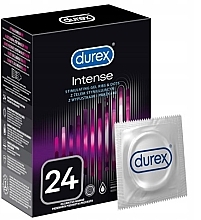 Kup Prezerwatywy lateksowe z lubrykantem silikonowym, 24 szt. - Durex Intense Orgasmic